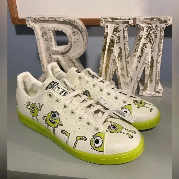 Adidas Monsters Inc. x Stan Smith 'Mike Wazowski' Sneaker - Picture 1 of 6